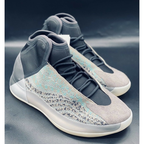 NEW Adidas Yeezy QNTM Teal Blue - Picture 3 of 7